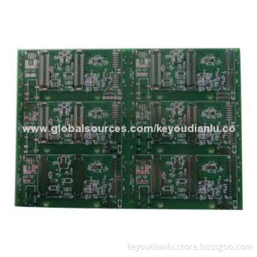 Immersion Gold Double-sided PCB with 1.6mm Board Thickness, 0.3mm Minimum Hole Size